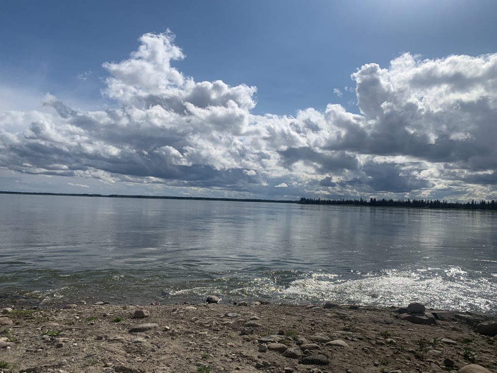 Mackenzie River at Fort Providence